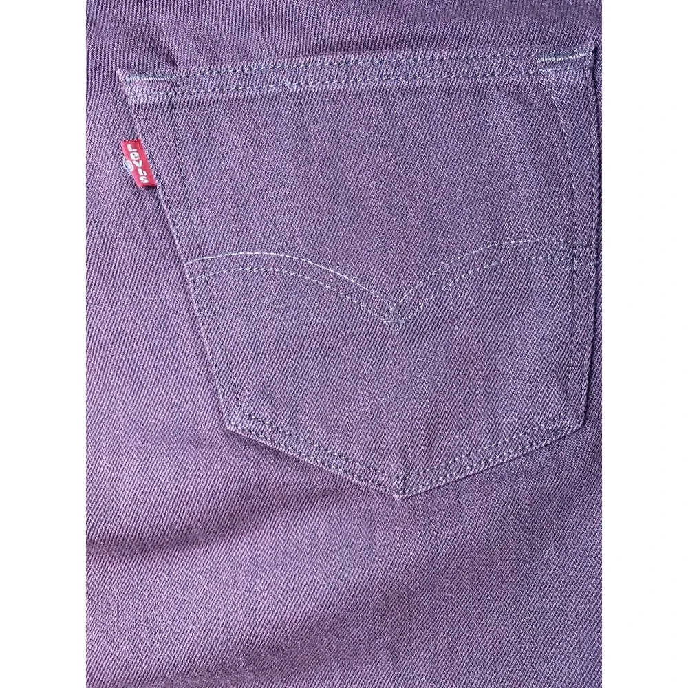 Levi's 501 XX Button Fly Jeans Men's 38 Measured 39x31 Maroon Burgundy Denim
